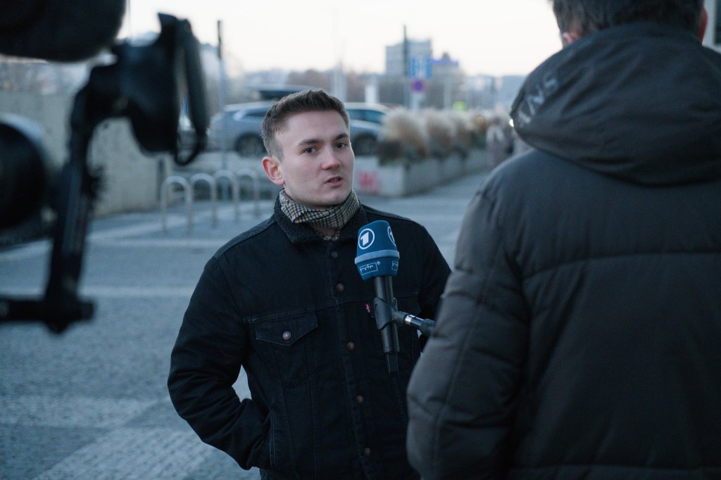Rozhovor Davida Sebíně pro MDR (ARD)